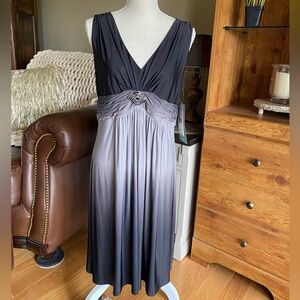 NWT Scarlett Nite grey and purple dress